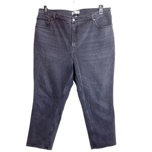 Abercrombie & Fitch Curve Love The 90s Ultra High Rise Jeans Wash Black Size 35